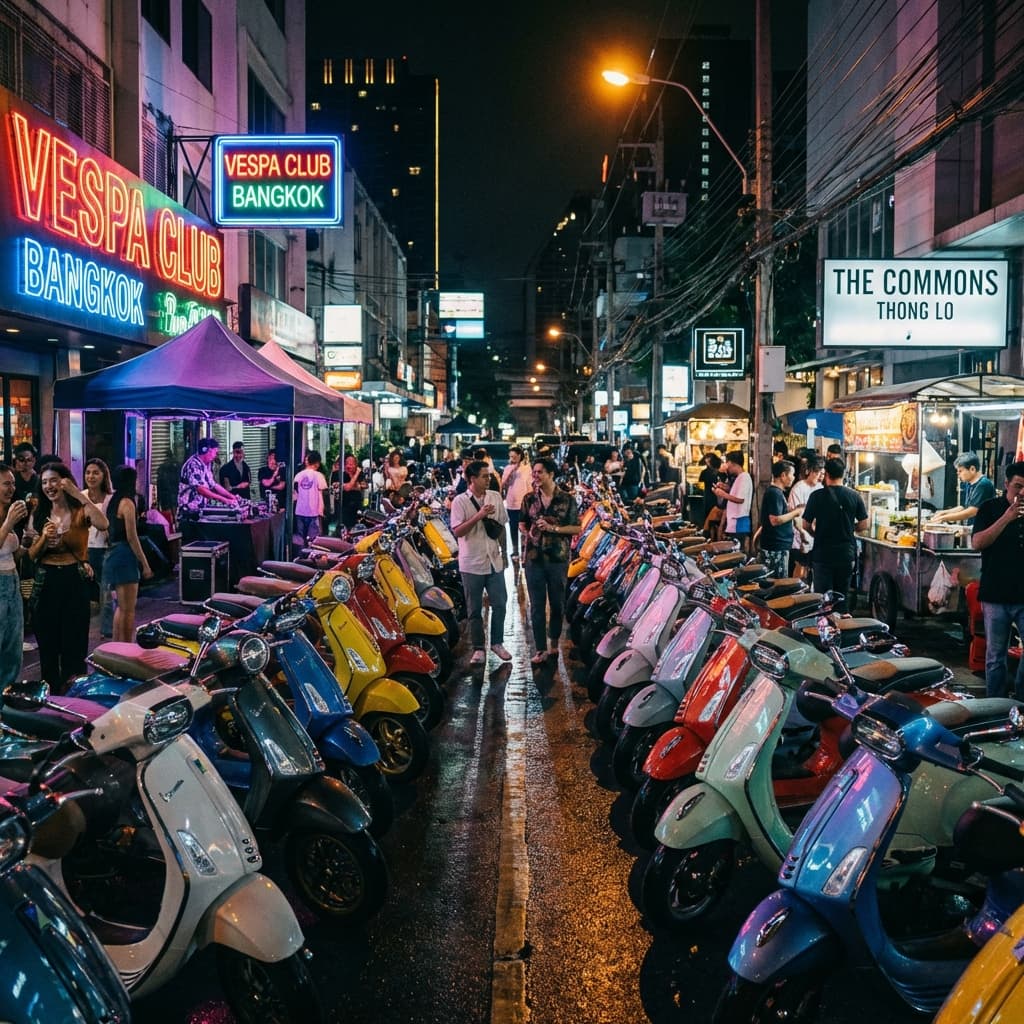 Vespa Night Party Bangkok